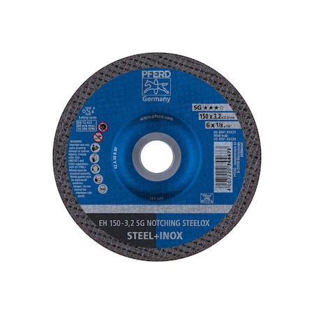 Pferd Notching Wheel, T27, 6"x1/8 63423